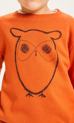 Lotus owl sweat - rust